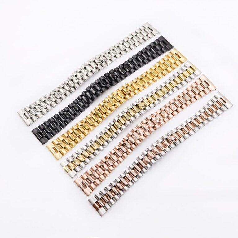 Stainless Steel President Watch Bracelet Straight End Links 9